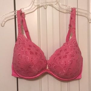 Bubblegum pink Cacique plunge bra